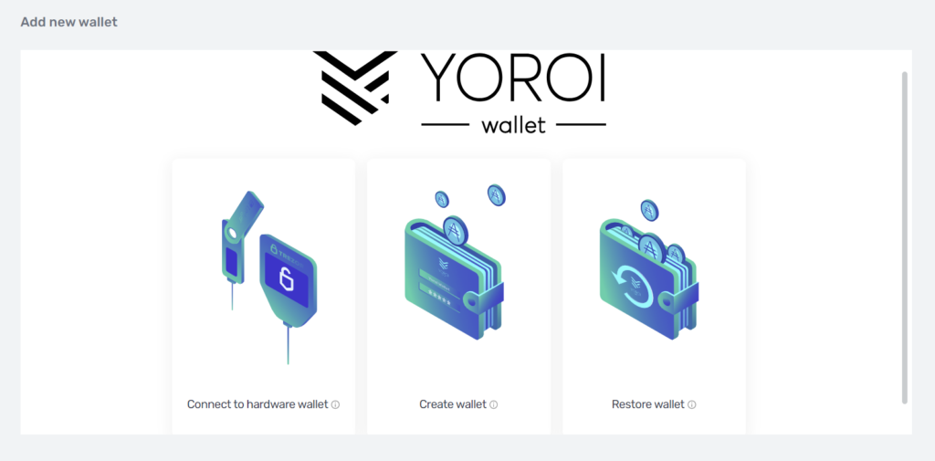 How to Restore Yoroi Wallet 1