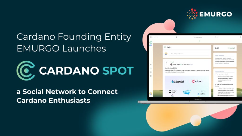 Cardano-Founding-Entity-Launches-Cardano-Spot-Social-Platform