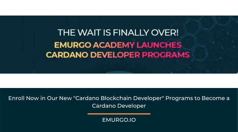 EMURGO Academy Launches In Demand Cardano Blockchain Developer Programs