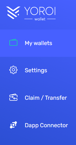 Yoroi Wallet dApp Connector interface